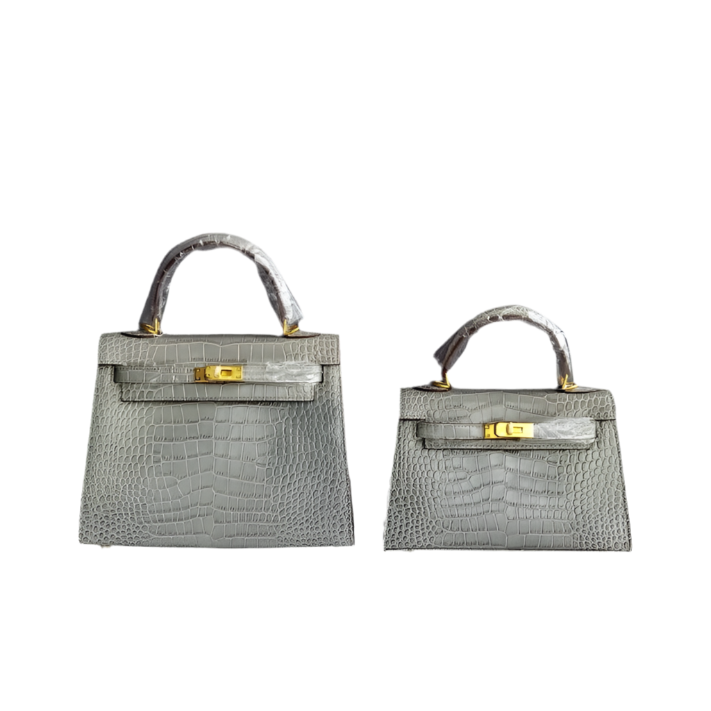 Sac « GREY CROCO »