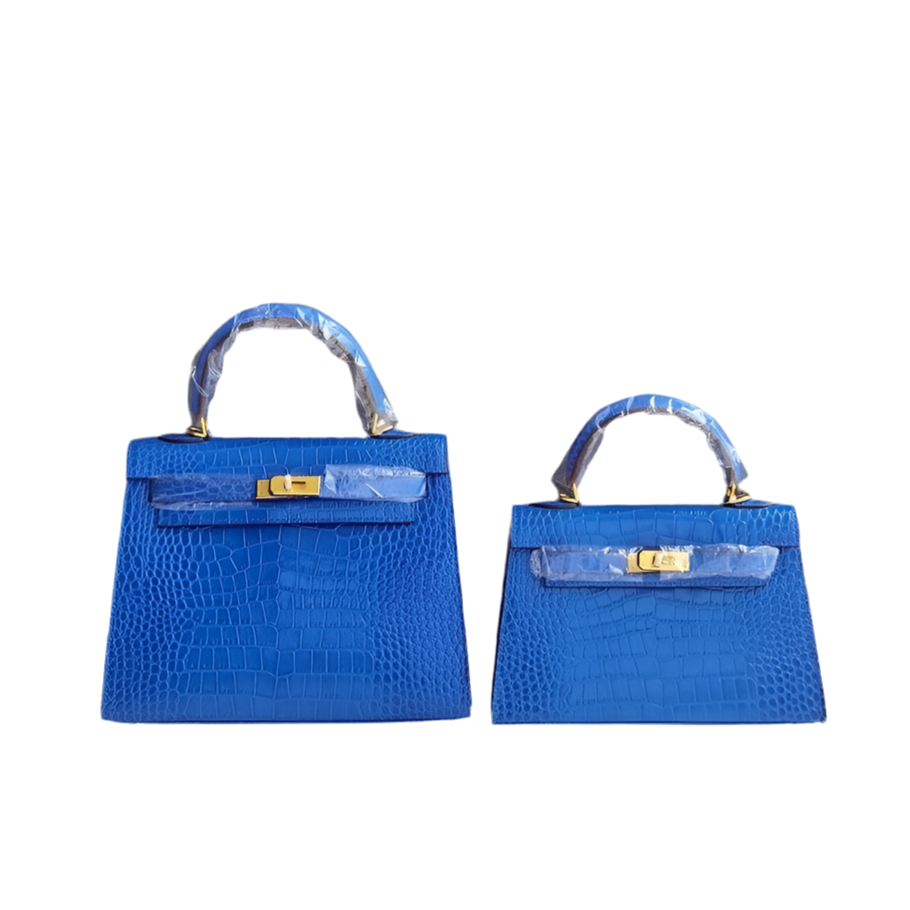 Sac « CROCO BLUE »