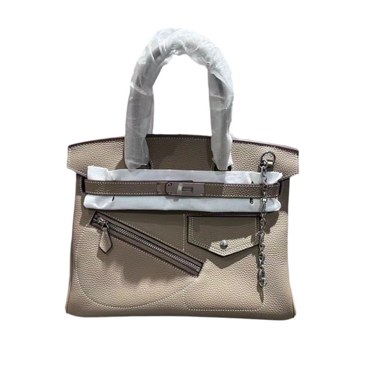 Sac structuré « ROCK » - Beige nude