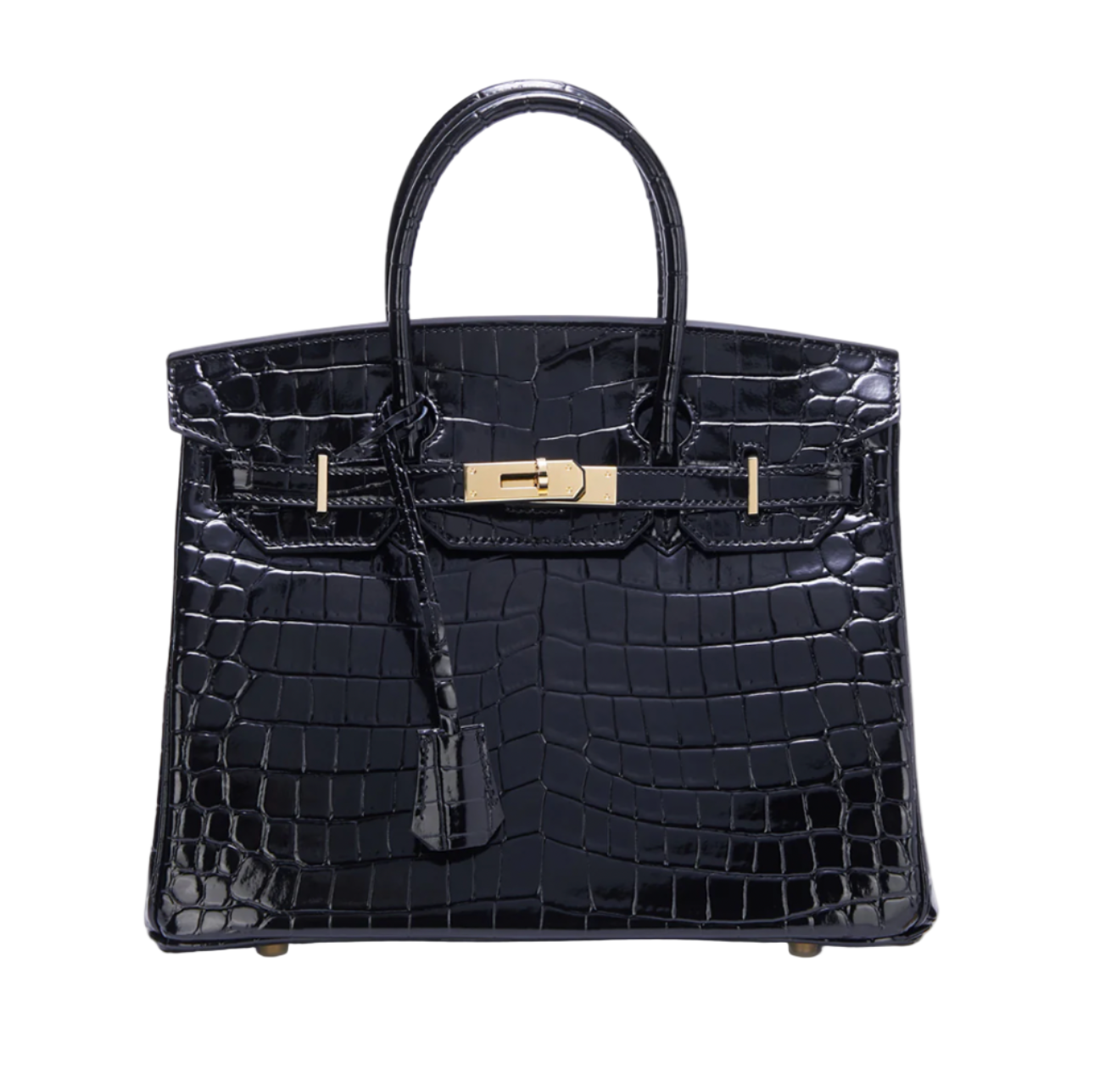 Sac « CROCO ÉBÈNE »